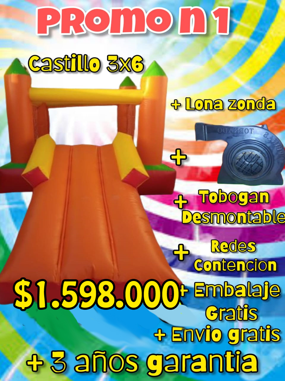 pista inflable